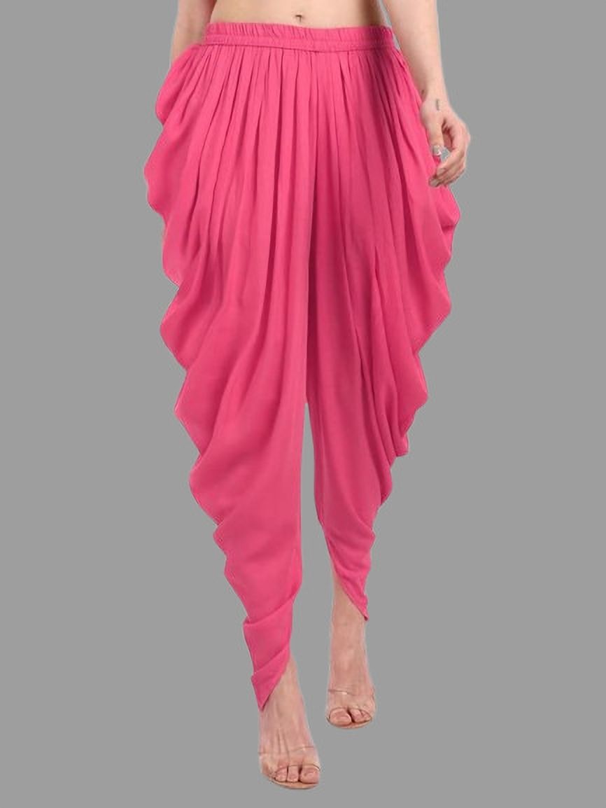 SSR FASHION Stylish/Loose Fit Women's Solid Rayon Fabric Dhoti Pant/Patiala/Harem Pant Solid Women Dhoti-picture-15