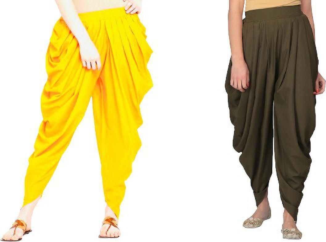 Prashra Dhoti Pant Solid Women Dhoti-image-20