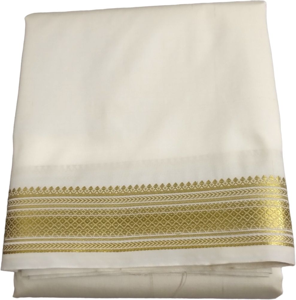 Ishrattextile Traditional Men Paithani Silk Dhoti 4.15 Mtr Woven Women Dhoti-image-35