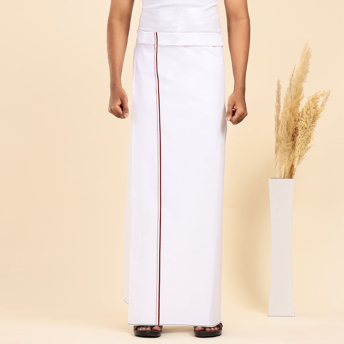 GREEN TEE men solid dhoti Solid Men Dhoti-picture-39