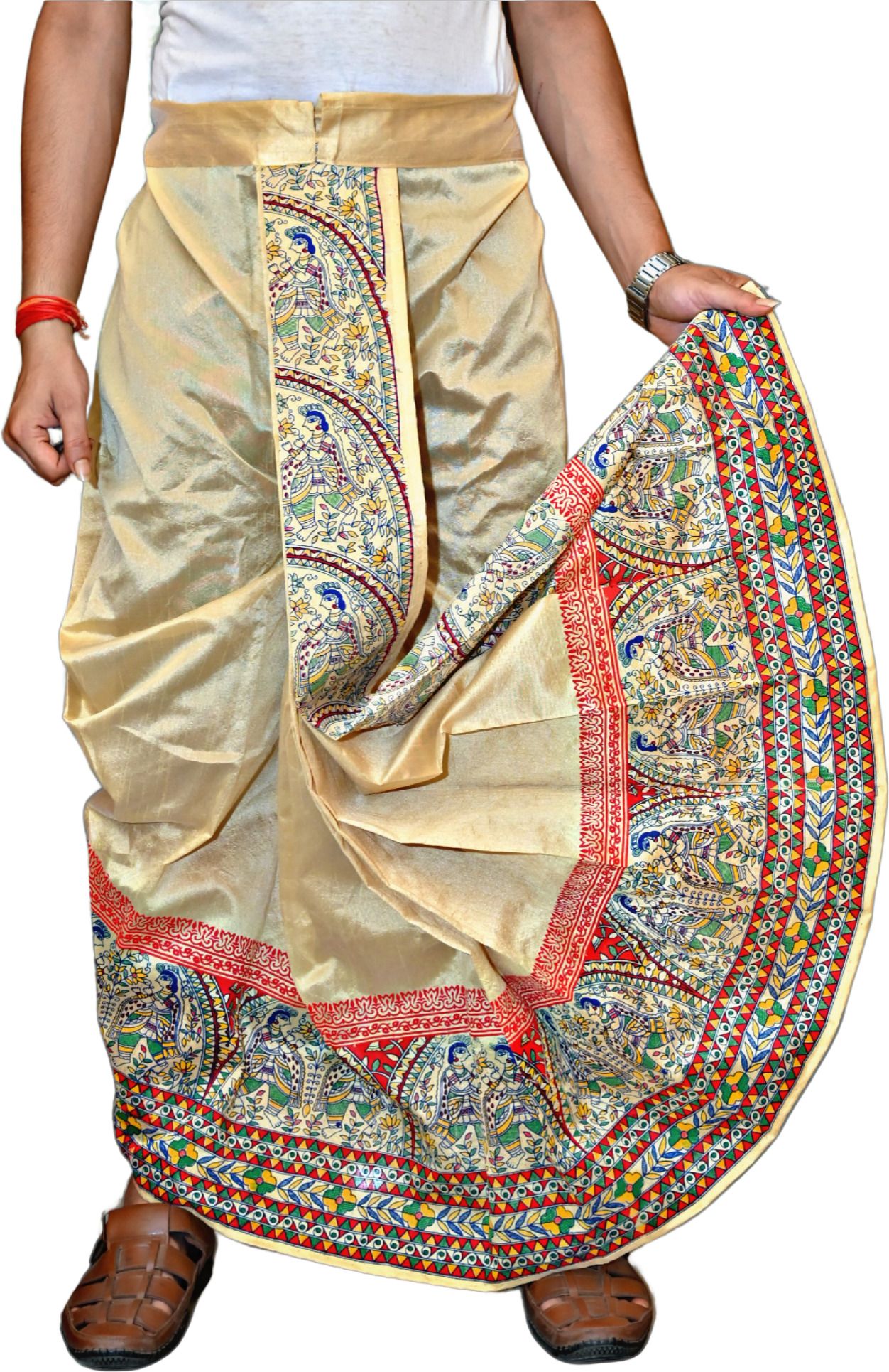 GOURI COLLECTIONS Embellished Men Dhoti-picture-16