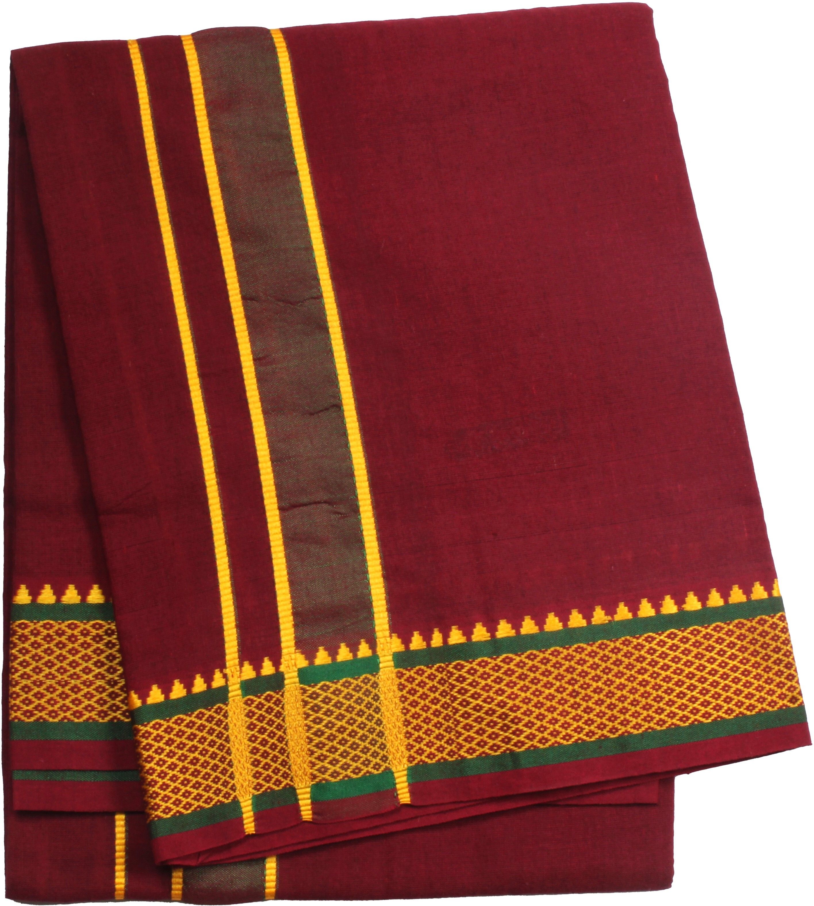 Sharan Elegance Single Dhoti-2.00 meter/Lungi/Mundus Solid Men Dhoti-picture-18