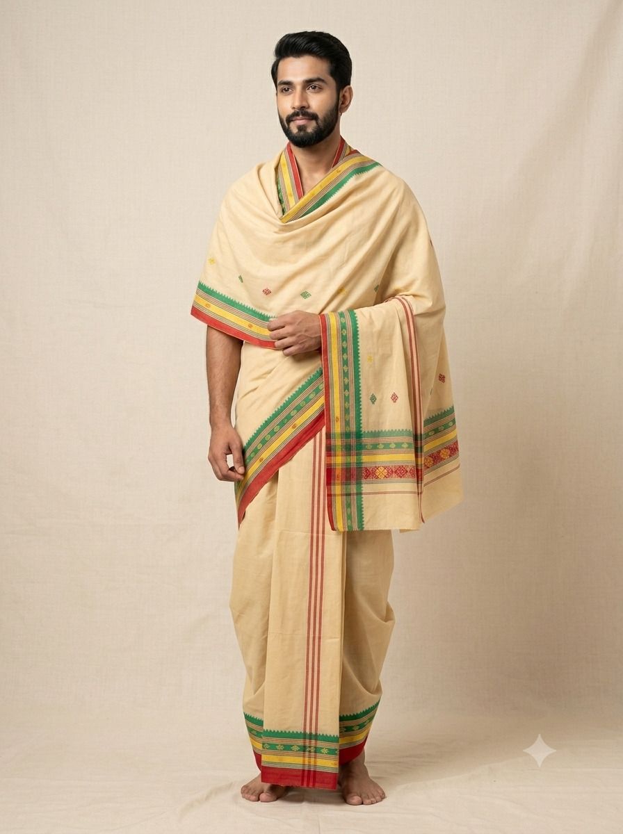 DIPALI Solid Men Dhoti-picture-23