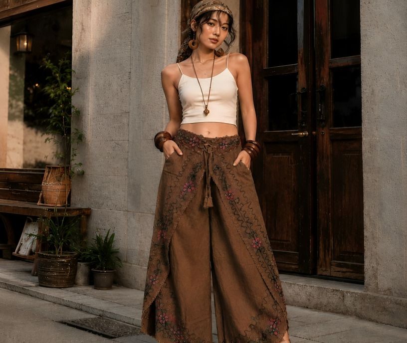 Asteva Embroidered Women Dhoti-image-16