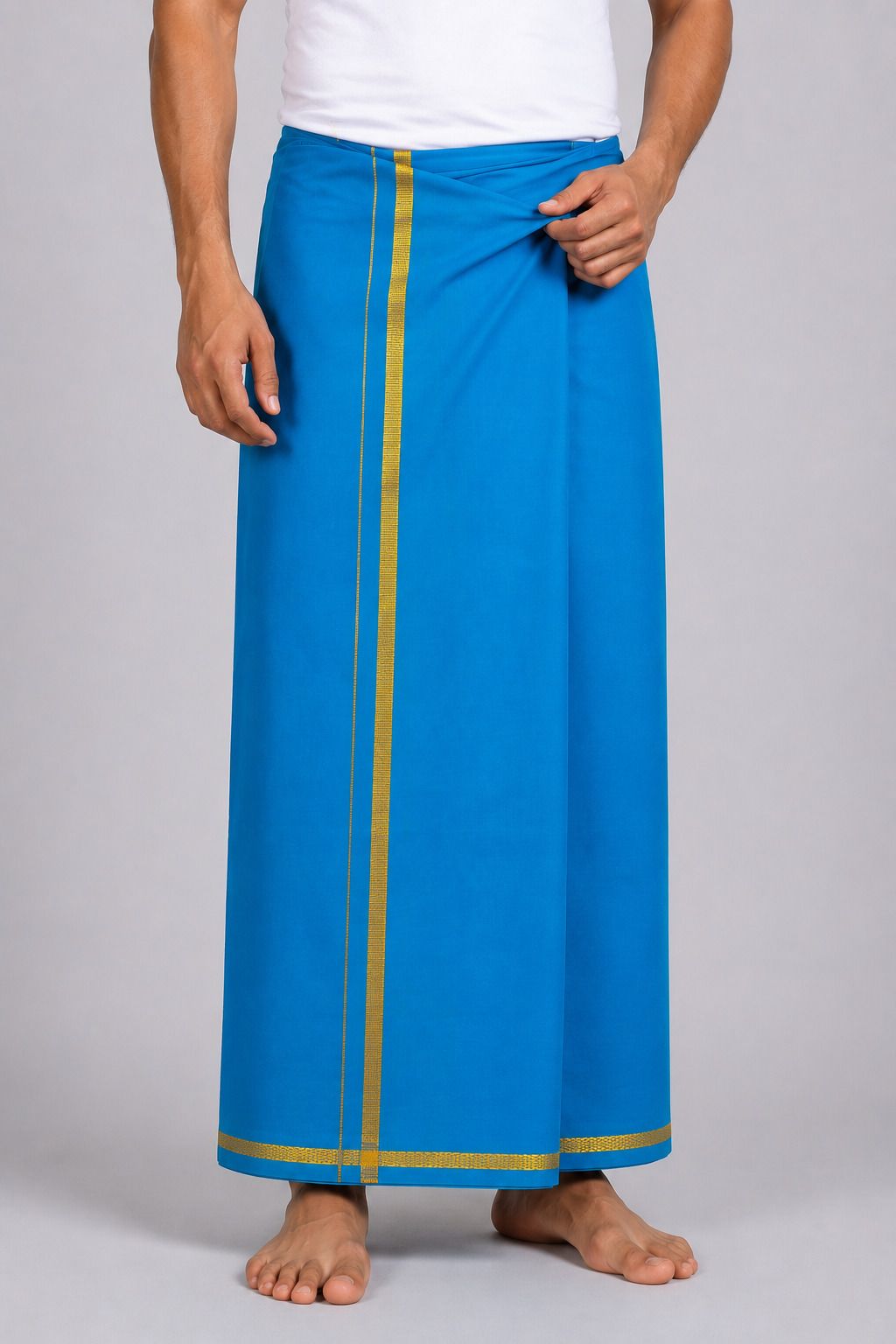 exclusive dhoti Self Design Men Dhoti-image-9