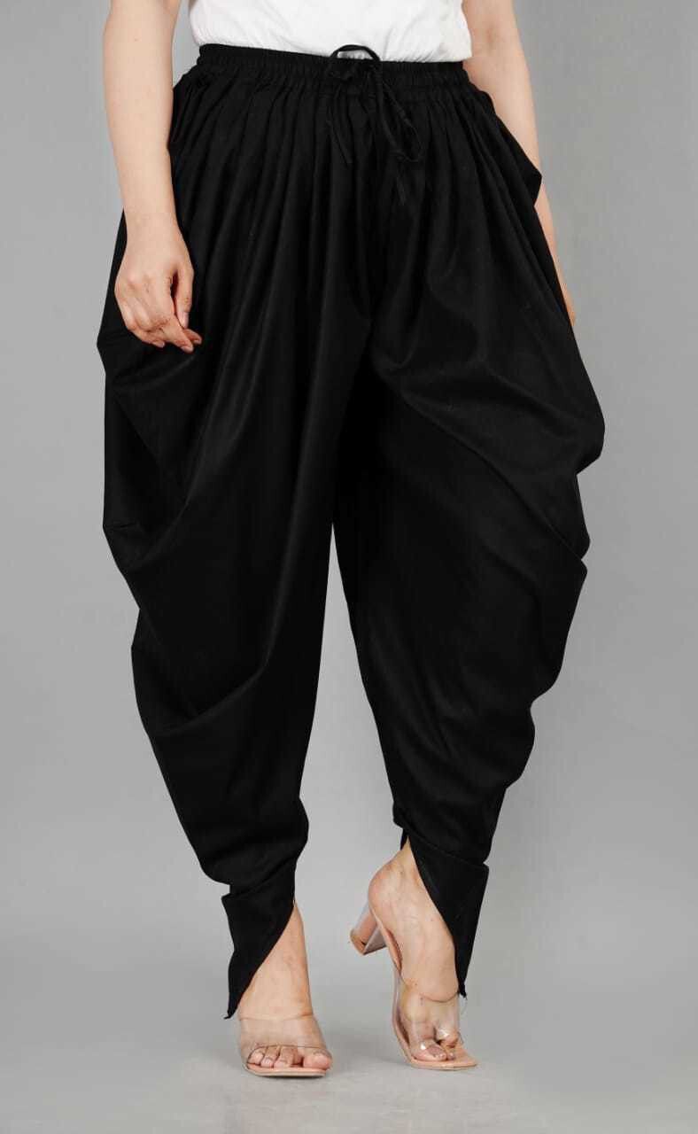 STRICKLIN Dhoti Pant for Women Ethnic Bottom Wear for Women's Bottom Pants for Girls Solid Women Dhoti
