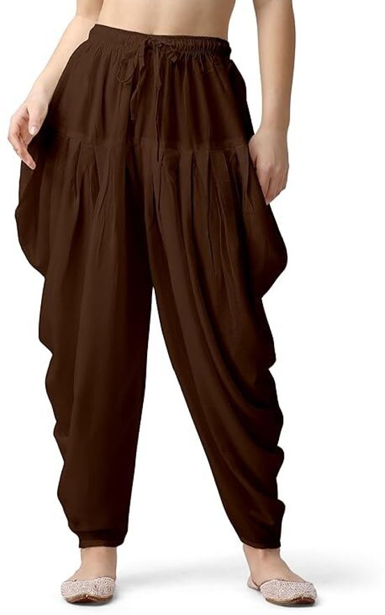 YUKATA Solid Women Dhoti-image-37