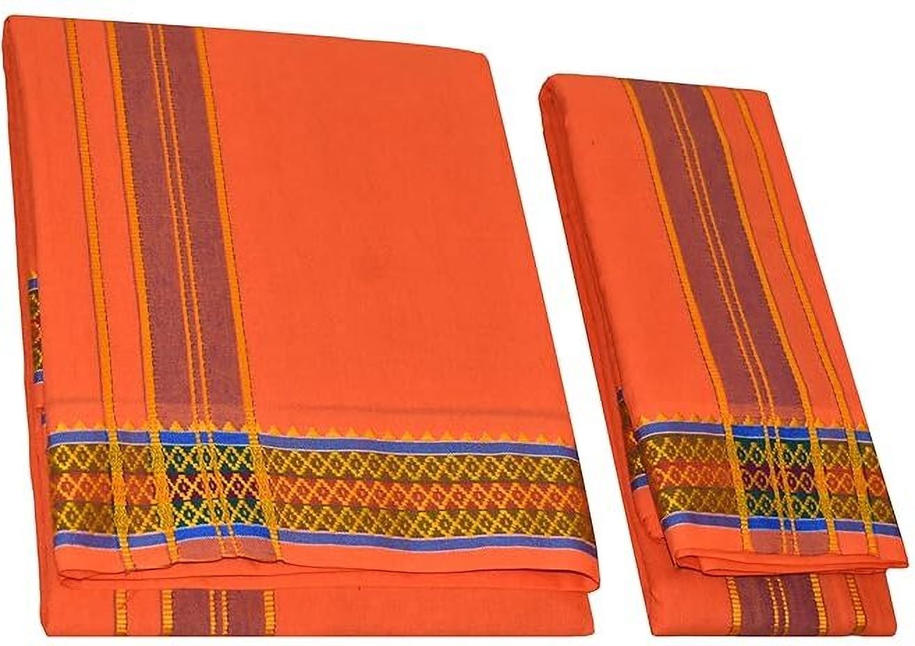 SANTOSH SAREES 9x5 Solid Men Dhoti-picture-11