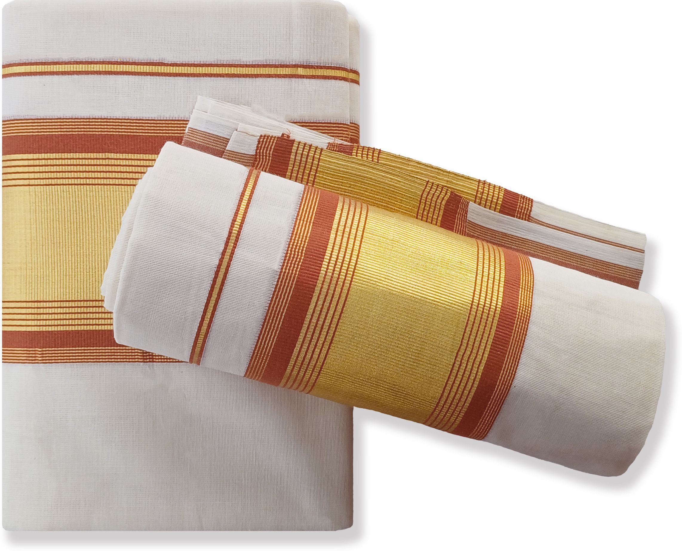 Vairavaa Tex VT 4201 Double Set 3.80/2.80m Sengalpodi Solid Women Dhoti-picture-37