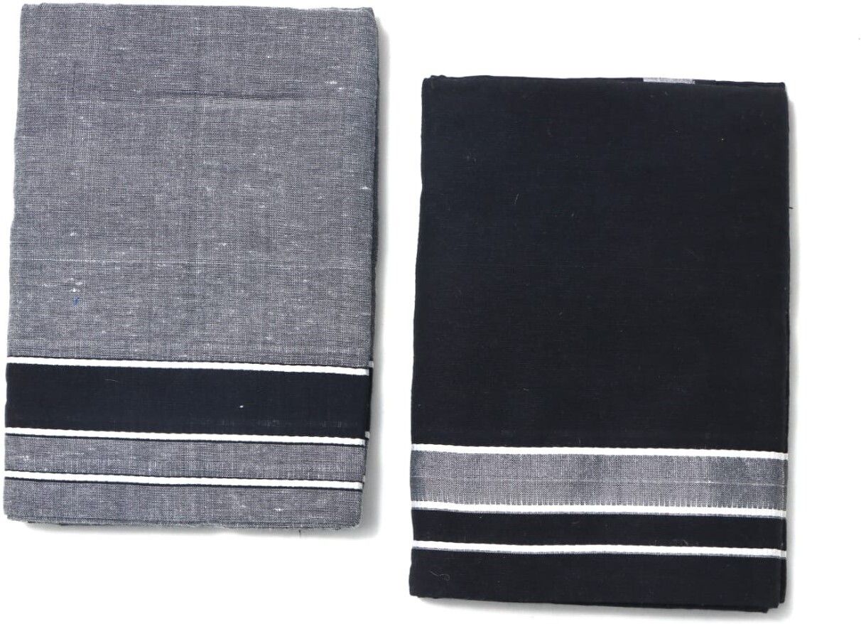 SRI BALAJI TEX 100% Pure Cotton Striped Men Dhoti-picture-41