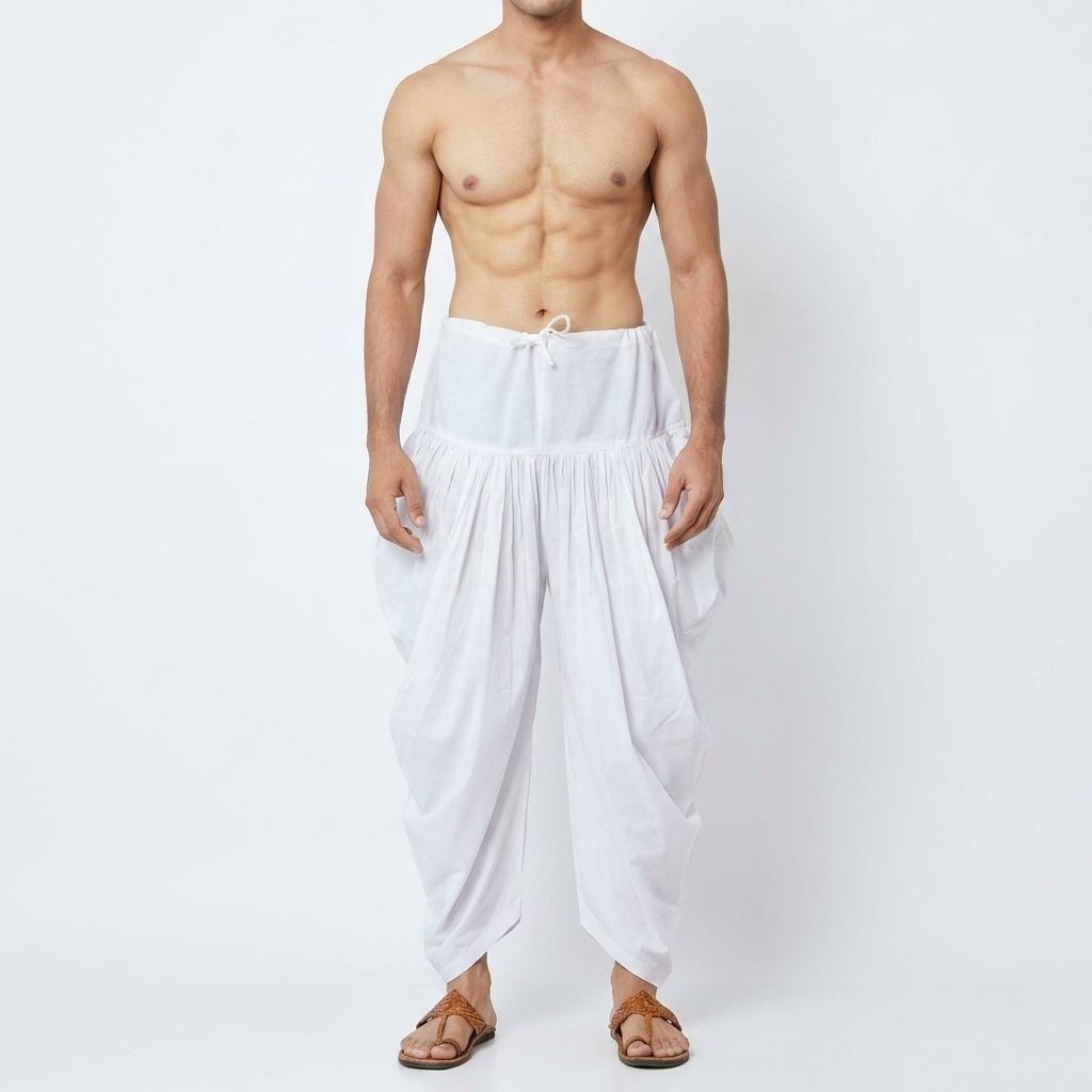 StyleVault Solid Men Dhoti-picture-18
