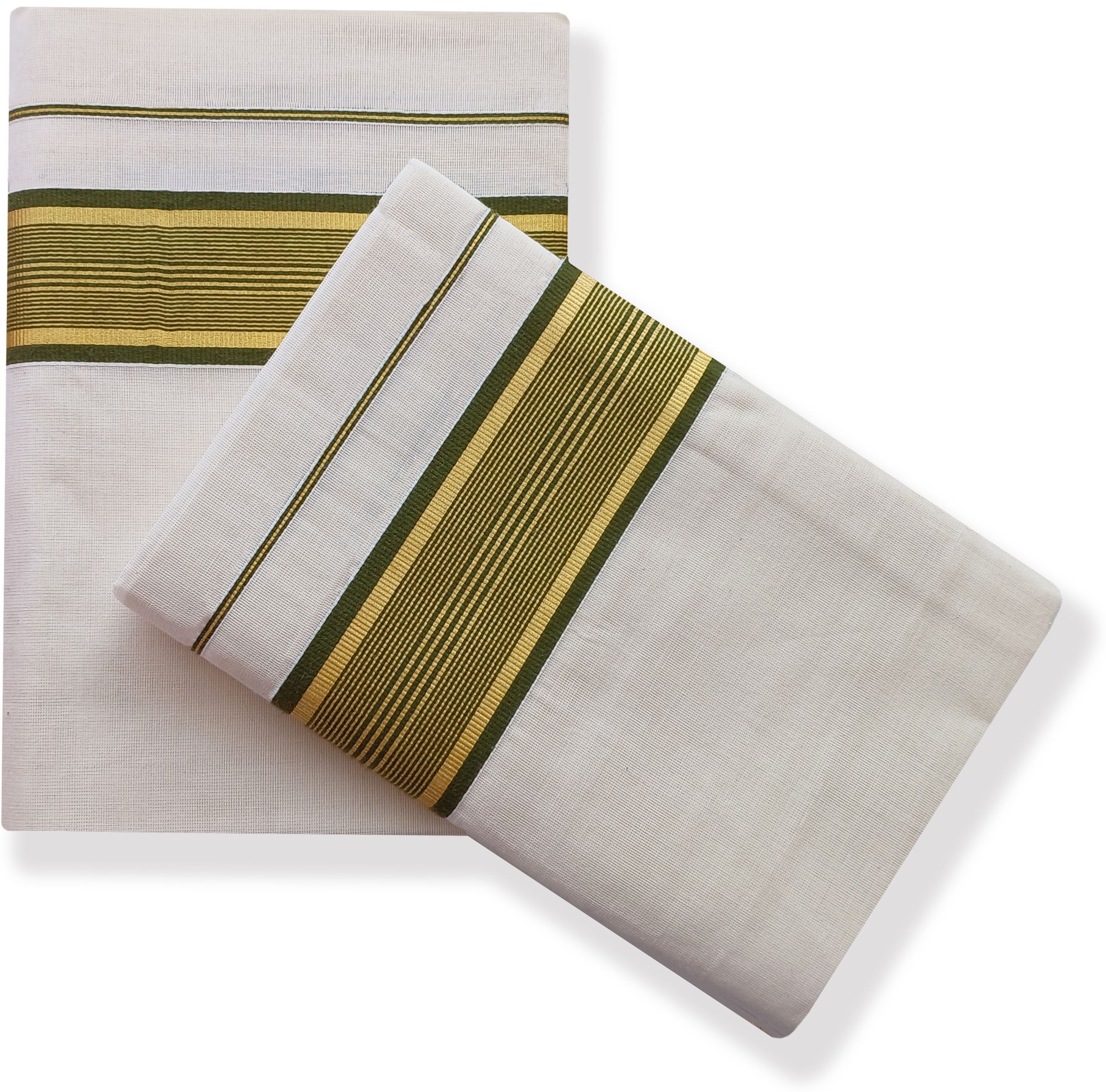 Vairavaa Tex VT 4226 Olive Green Single Set Mundu Solid Women Dhoti-picture-14