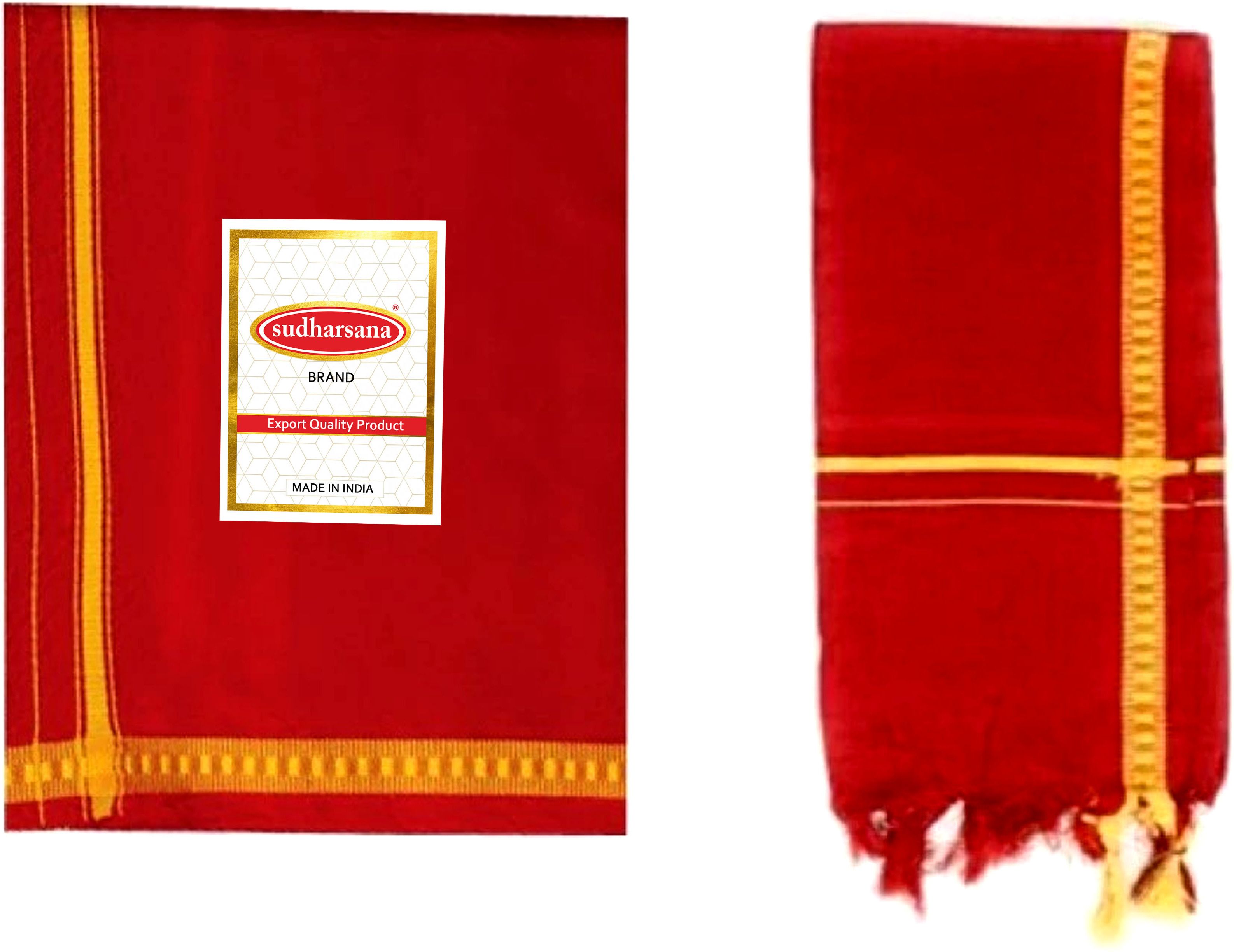 sudharsana Fancy Dhoti and Towel Solid Men Dhoti-picture-17