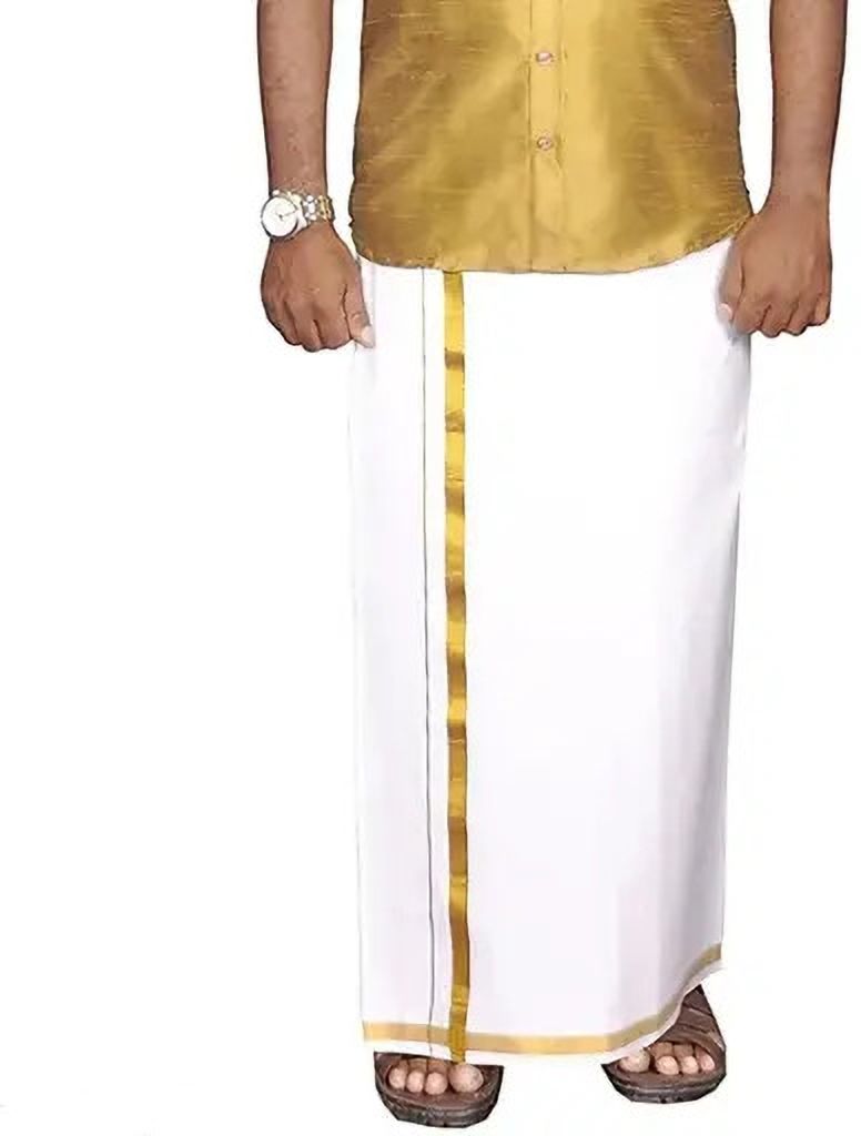 Vaishnam Solid Men Dhoti-picture-27