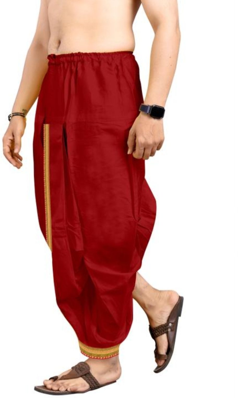 VJ Enterprise Solid Men Dhoti-picture-10
