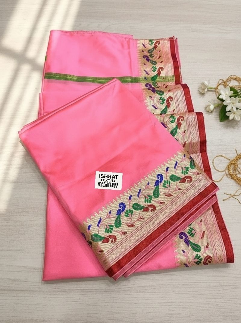 Ishrattextile Traditional Fancy Man Silk Dhoti and Dupatta With Peacock Border Woven Men Dhoti-picture-41