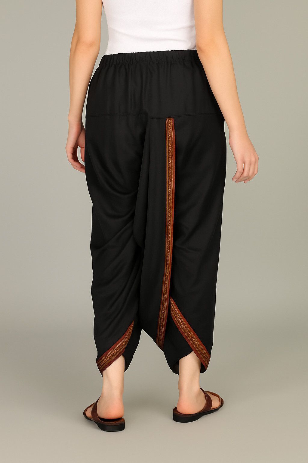 Sawariya Clothing Art Silk Ready to Wear Dhoti for Women Solid Women Dhoti-picture-24