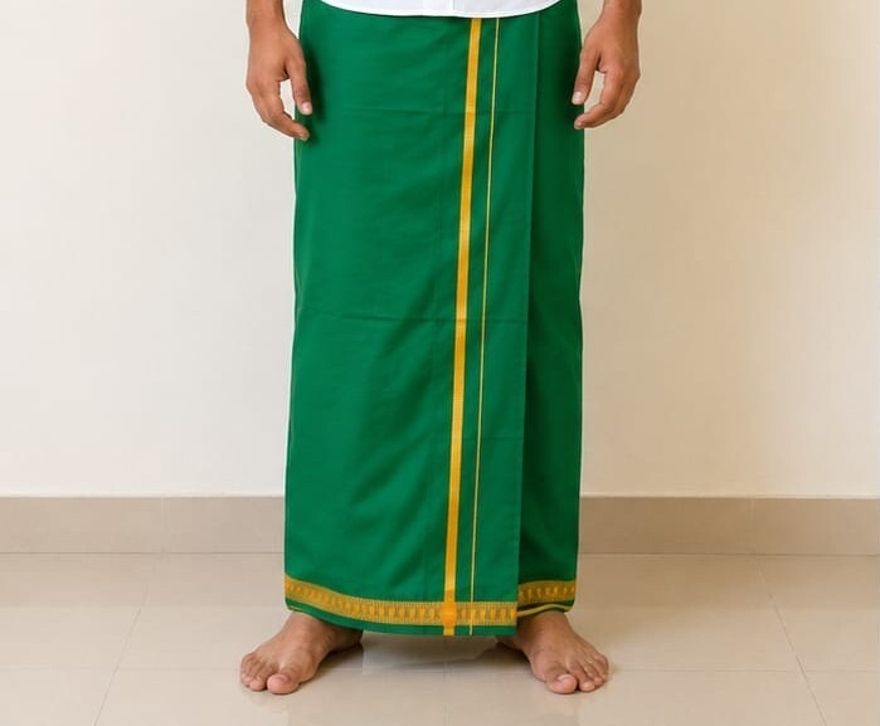 Thirumagal Lord Murugar Swami Dhoti Men Dhoti-picture-40