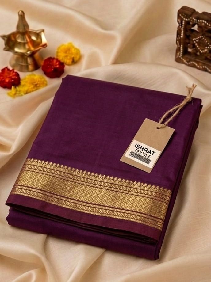 Ishrattextile Traditional Fancy Man Silk Dhoti 4 Meter Wine Woven Men Dhoti-picture-34