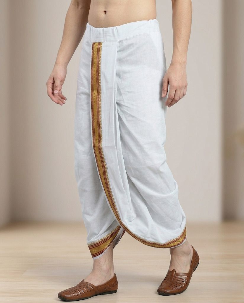 StyleVault Solid Men Dhoti-image-39