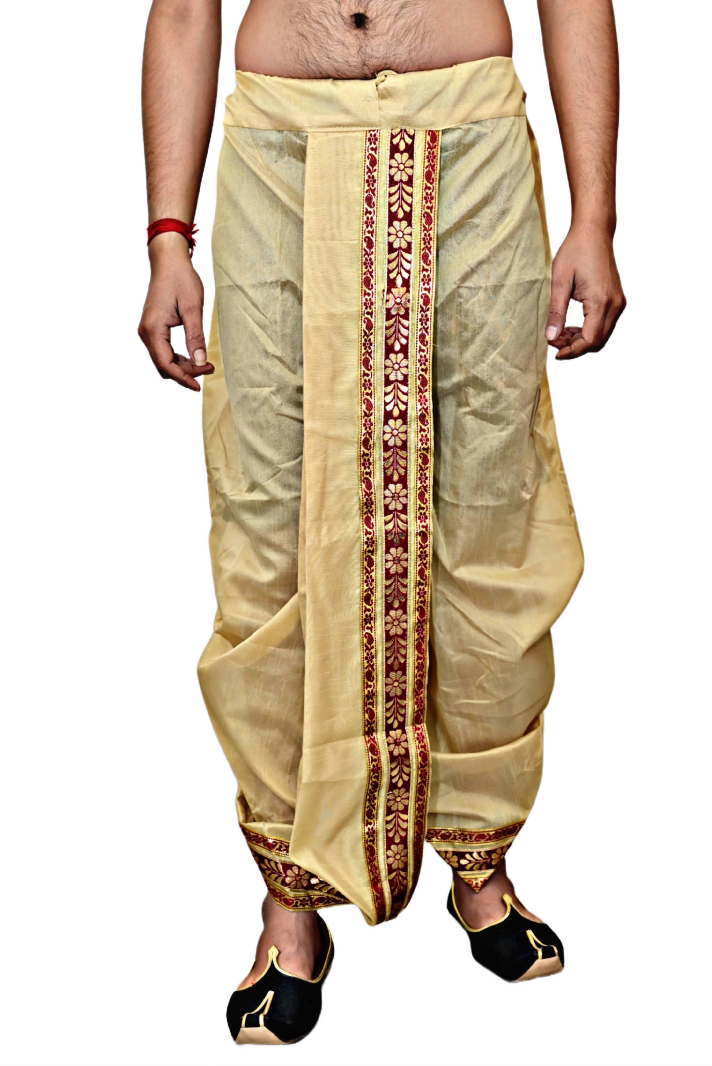 Sumit online solid Self Design Men Dhoti-picture-26