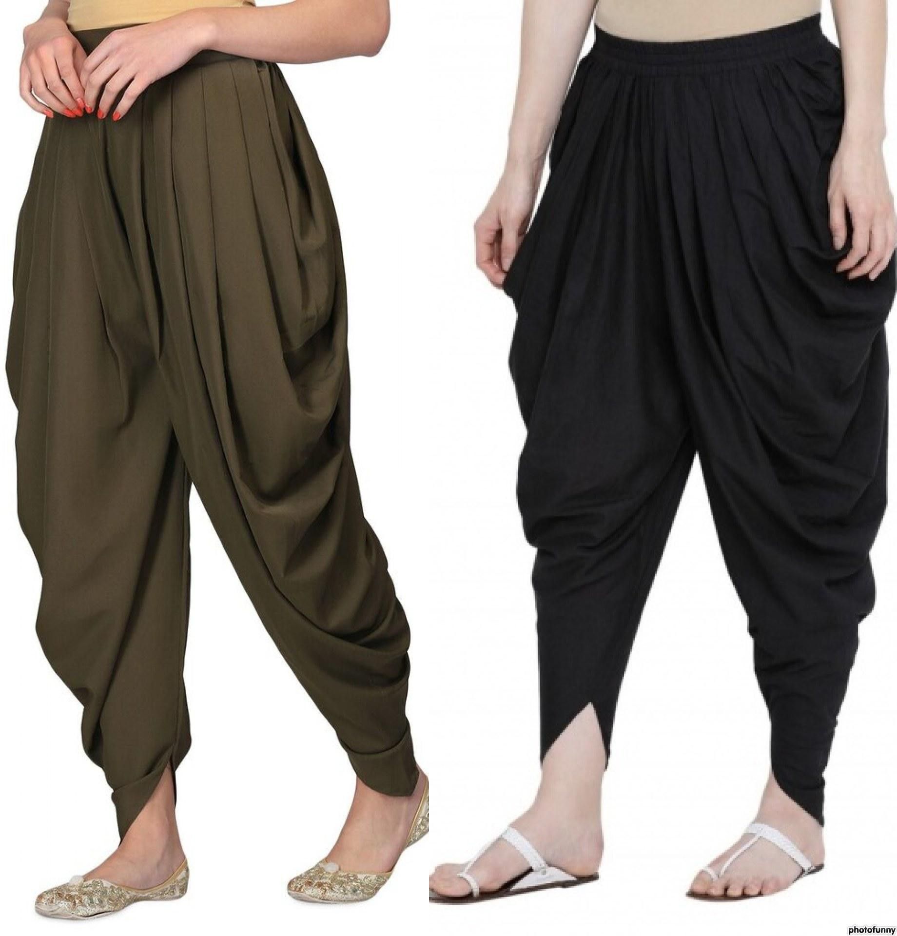 Prashra Dhoti Pant Solid Women Dhoti-picture-19