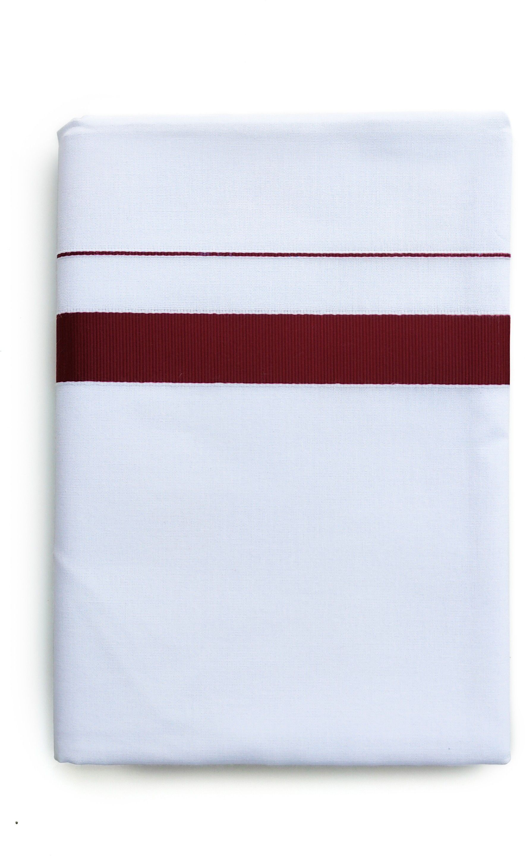 Vairavaa Tex 2.00'Meter Tamil Nadu Parambariya Veshti With 1'Inch Maroon Katti Karai Border Solid Men Dhoti-picture-21