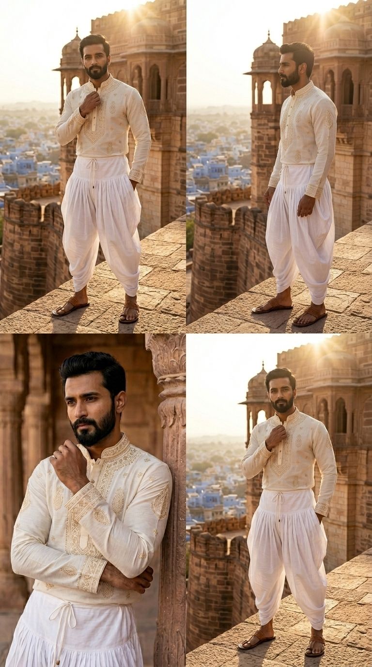 StyleVault Solid Men Dhoti-picture-13