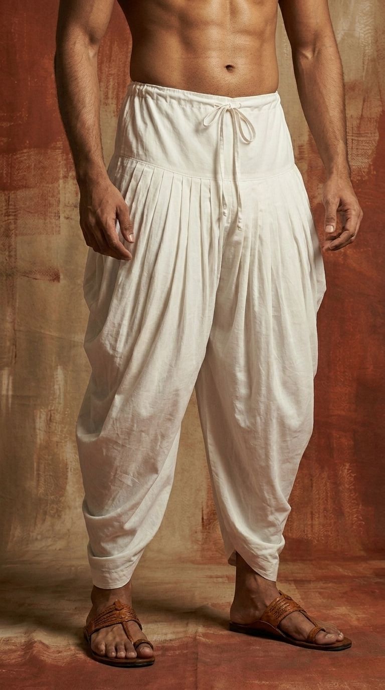 UHSFashion Solid Men Dhoti-picture-15