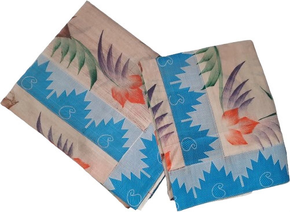 Creative weaves Kerala Tower With Mango Lace & Lotus with Floral Design Hand Painted Set Mundu Embellished, Chevron/Zig Zag, Self Design Women Dhoti-picture-36