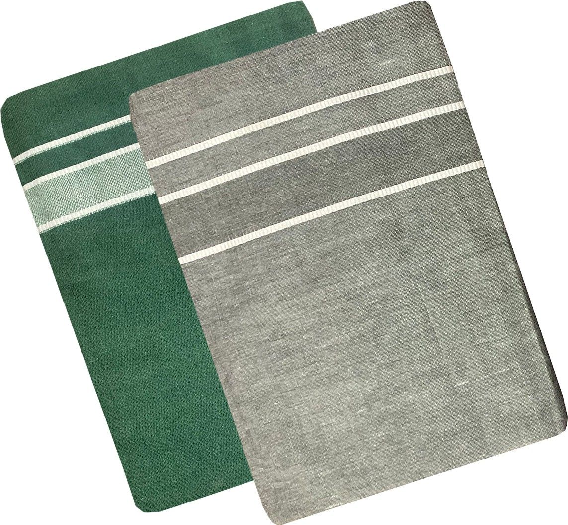 Prakasam Cotton Men's Kerala Style Premam Single (1.28X2.00 mtrs) Colour (pack Of 2) ( Olive Green -Ash) Solid Men Dhoti-picture-27