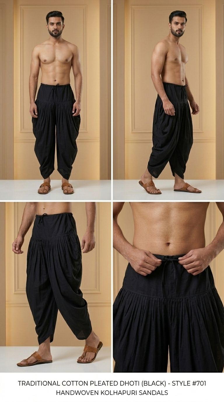 KDENTERPRISE Solid Men Dhoti-picture-31