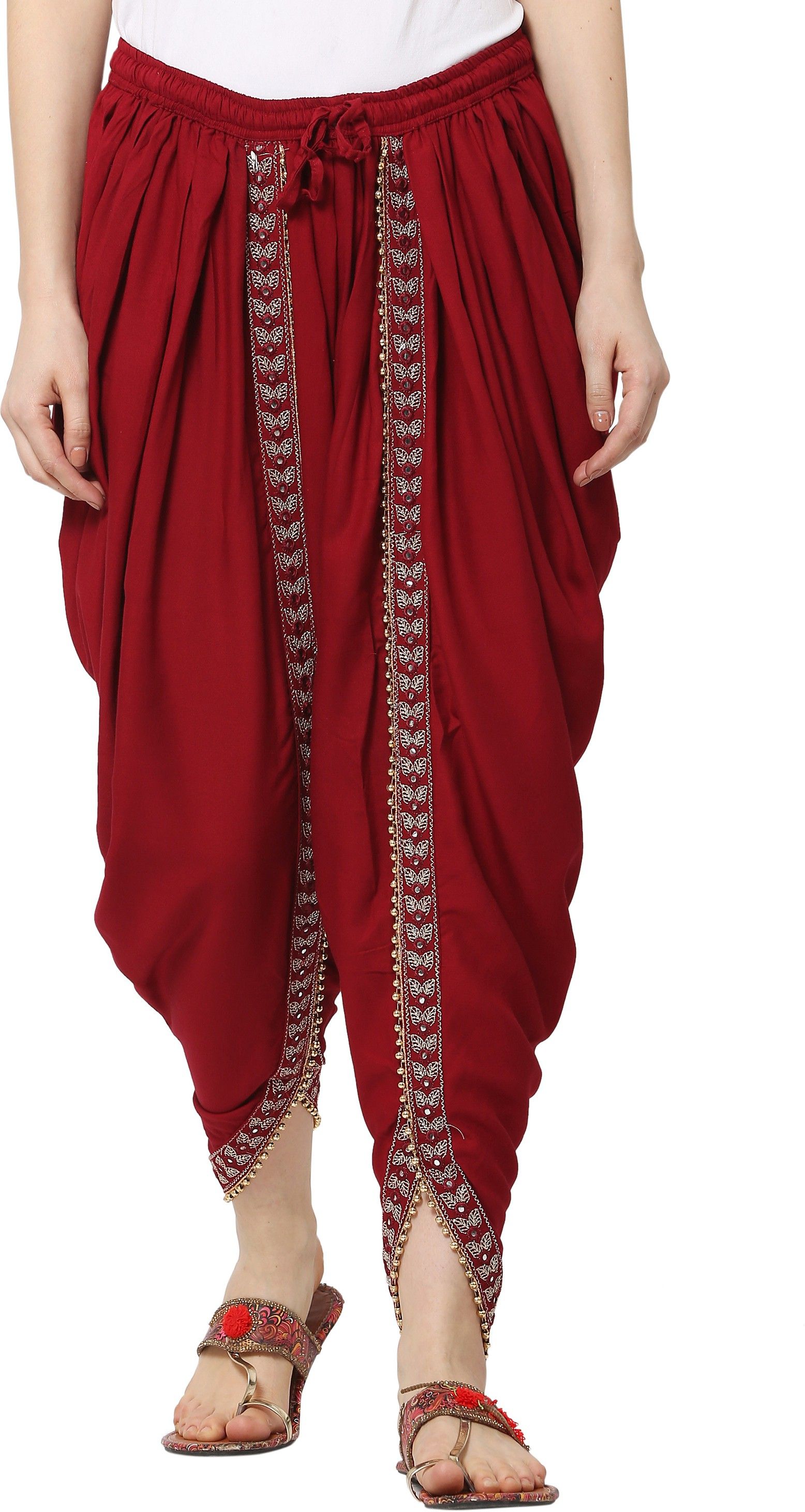 R K Fashion Designer dhoti Solid Women Dhoti