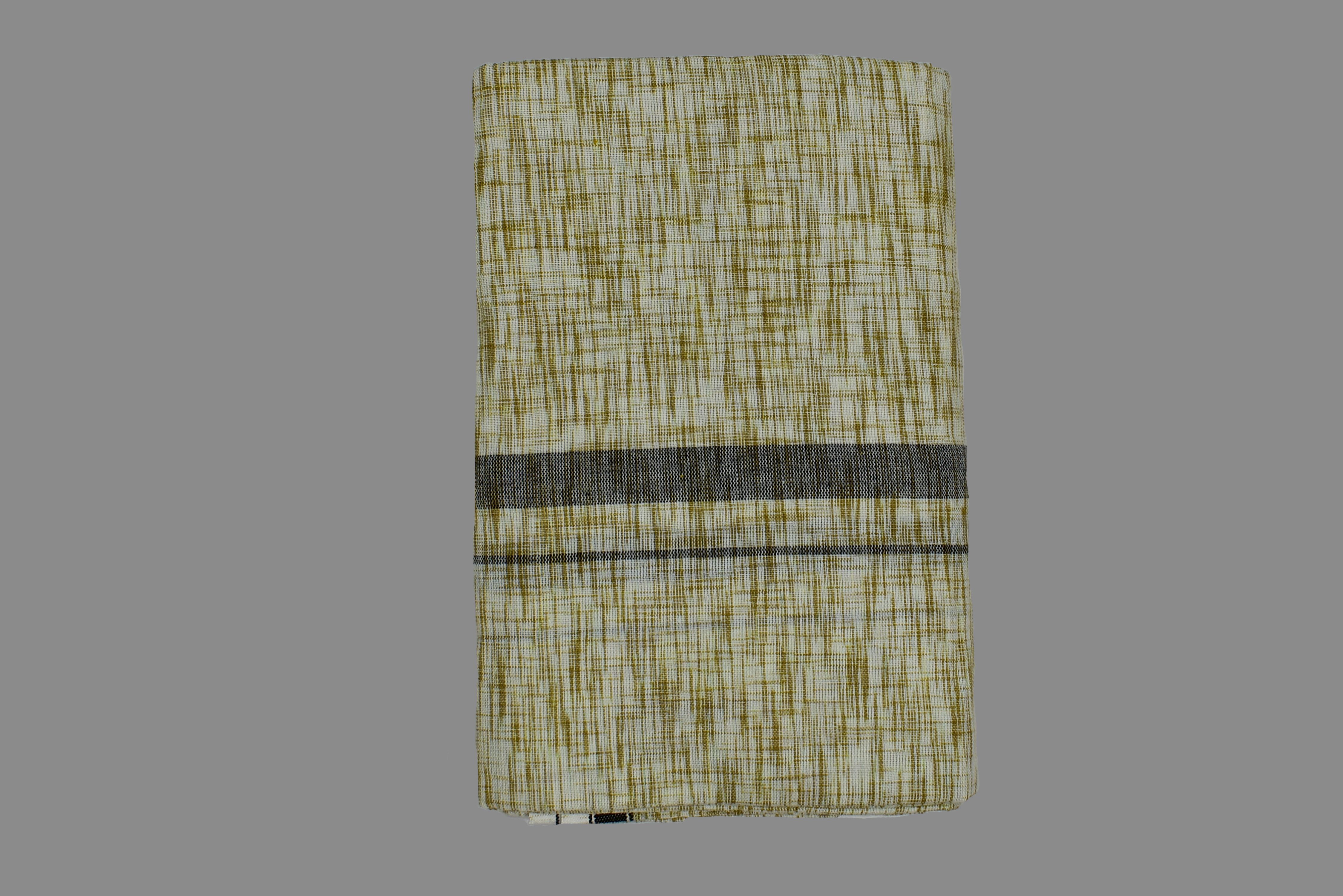 Sac Shree Aparaajeet Creations Premium quality Men's Gold Khadi print Khadi cotton lungi Self Design, Solid, Striped Men Dhoti-picture-32