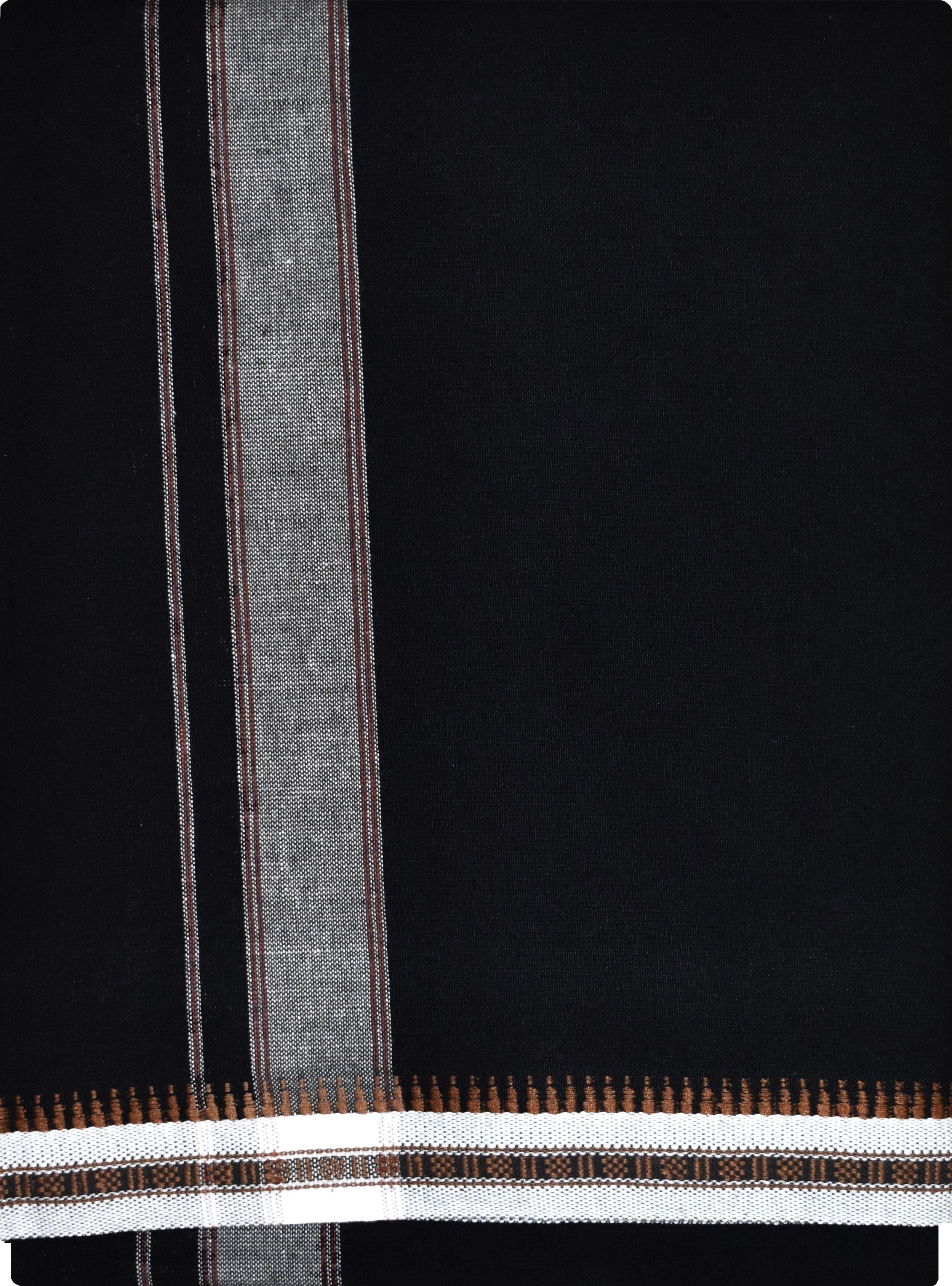 TUNI MANI Traditional South Indian Cotton Korvai Single Dhoti | Length 1.92meter Solid Men Dhoti-picture-12