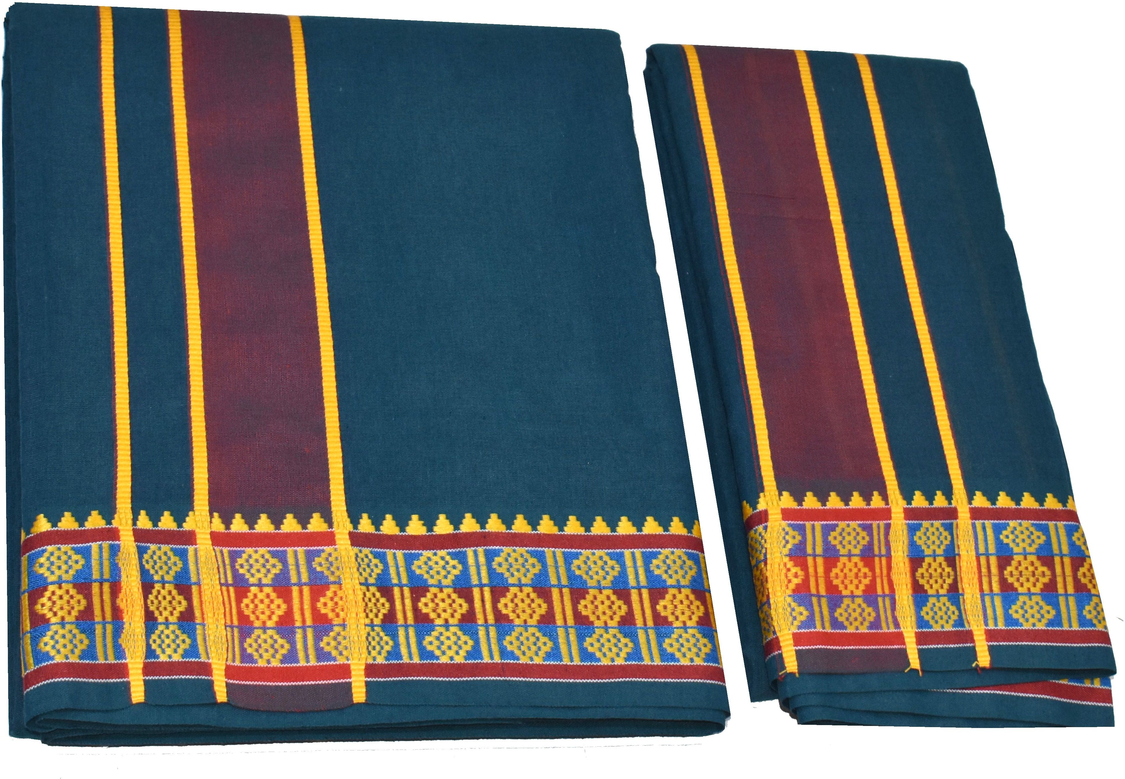 TUNI MANI PANCHAKACHAM 9X5 Self Design Men Dhoti-picture-16