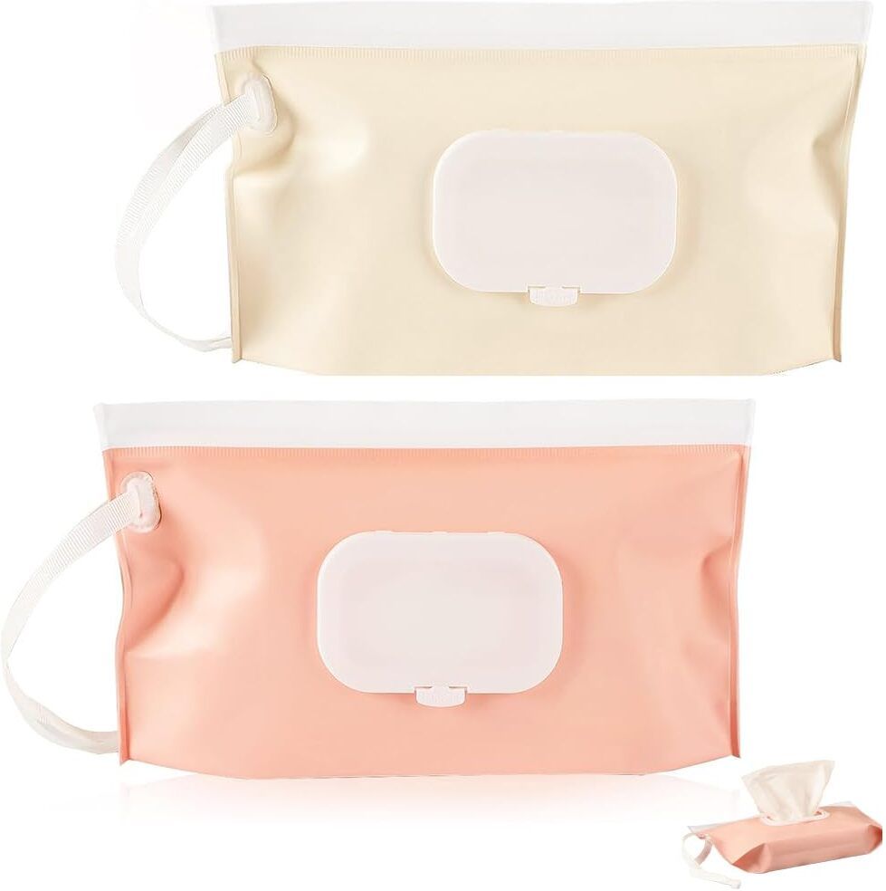 hannea Portable Baby Wet Wipe Bags Set Diaper Bag Dispenser-picture-38