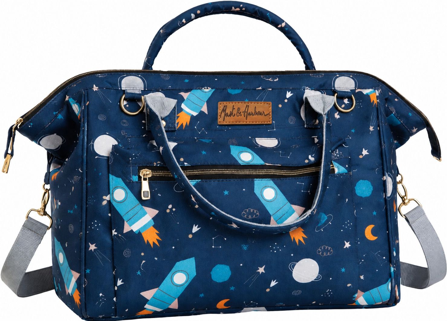 mast & harbour Baby Travel Handbag with Insulated Storage Compartments Diaper Handbag-picture-36