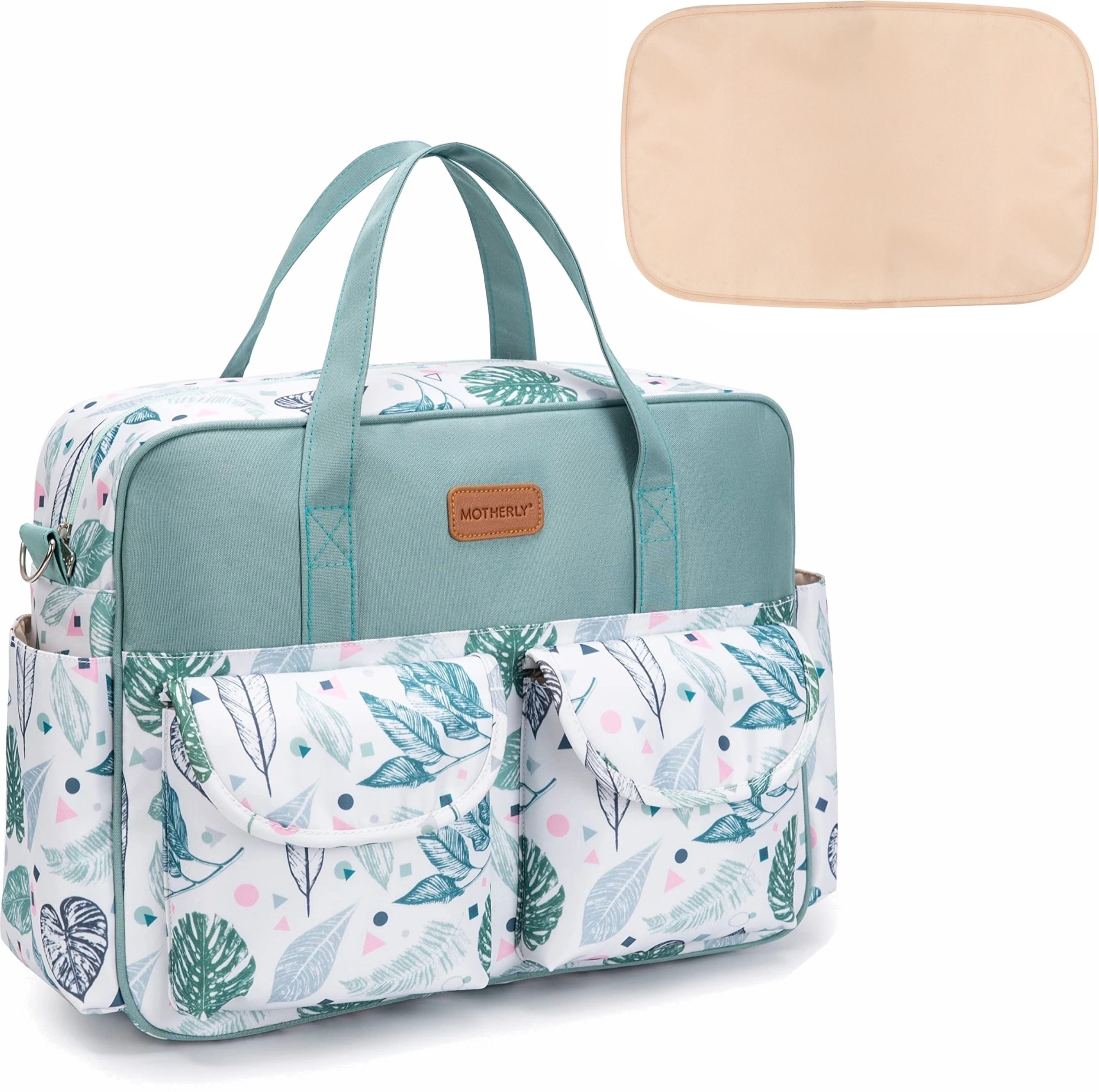 Multipurpose diaper handbags with Chaning Mat Grace Tote Diaper Bag for Mothers for Travel with Changing Mat-image-46