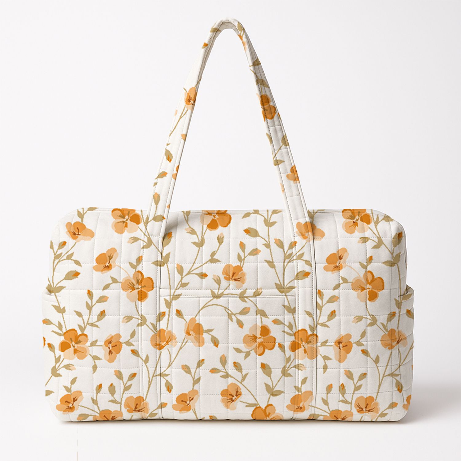 Organic Cotton Baby Essentials Diaper Bag for Mothers | Multi-Utility Travel Diaper Carry Bag-image-47