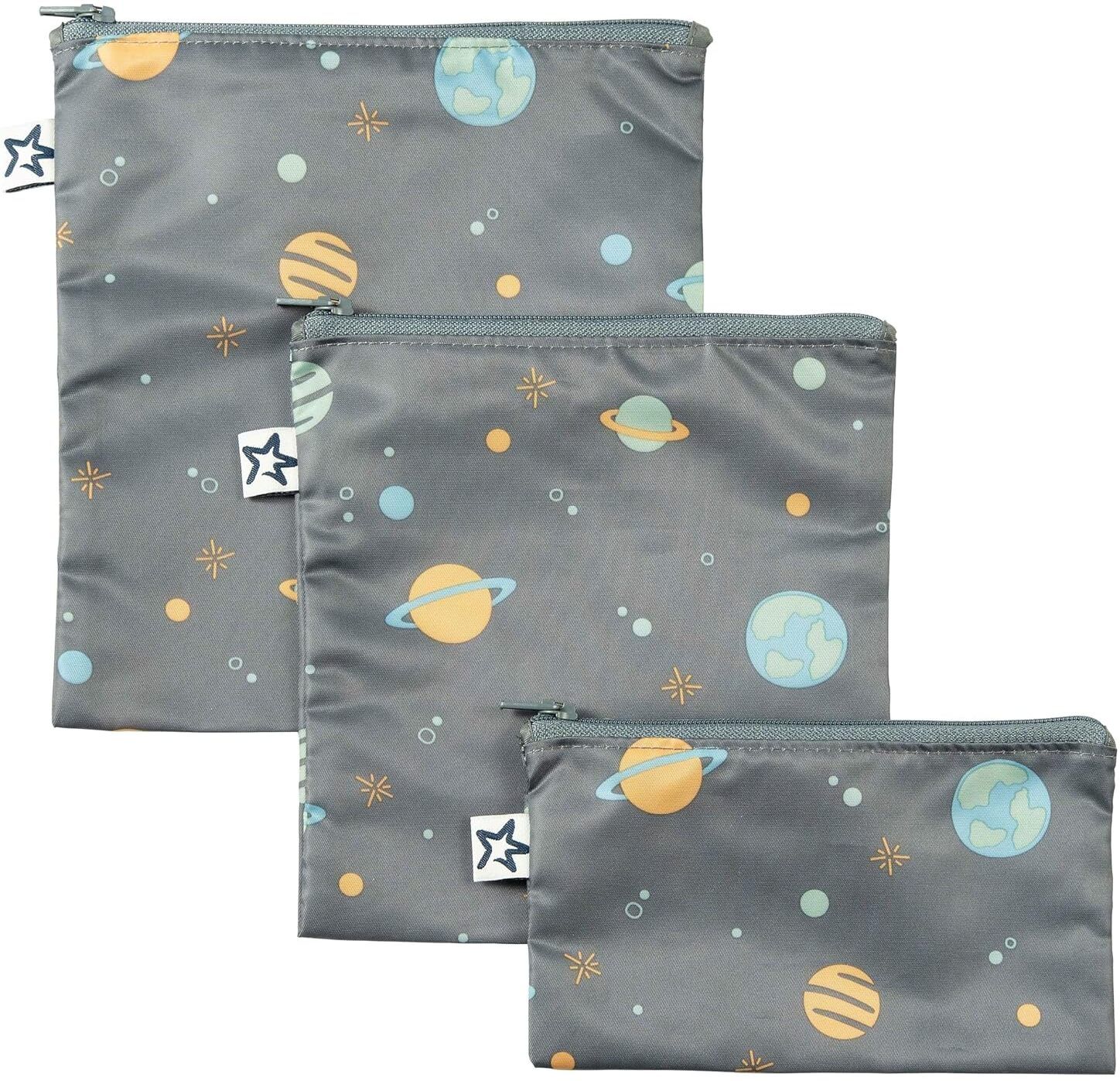 Reusable Snack Bags, PFAS, PVC, BPAFree Reusable Baby and Toddler Food Safe Bags Small Travel Bag - Free Size-image-44