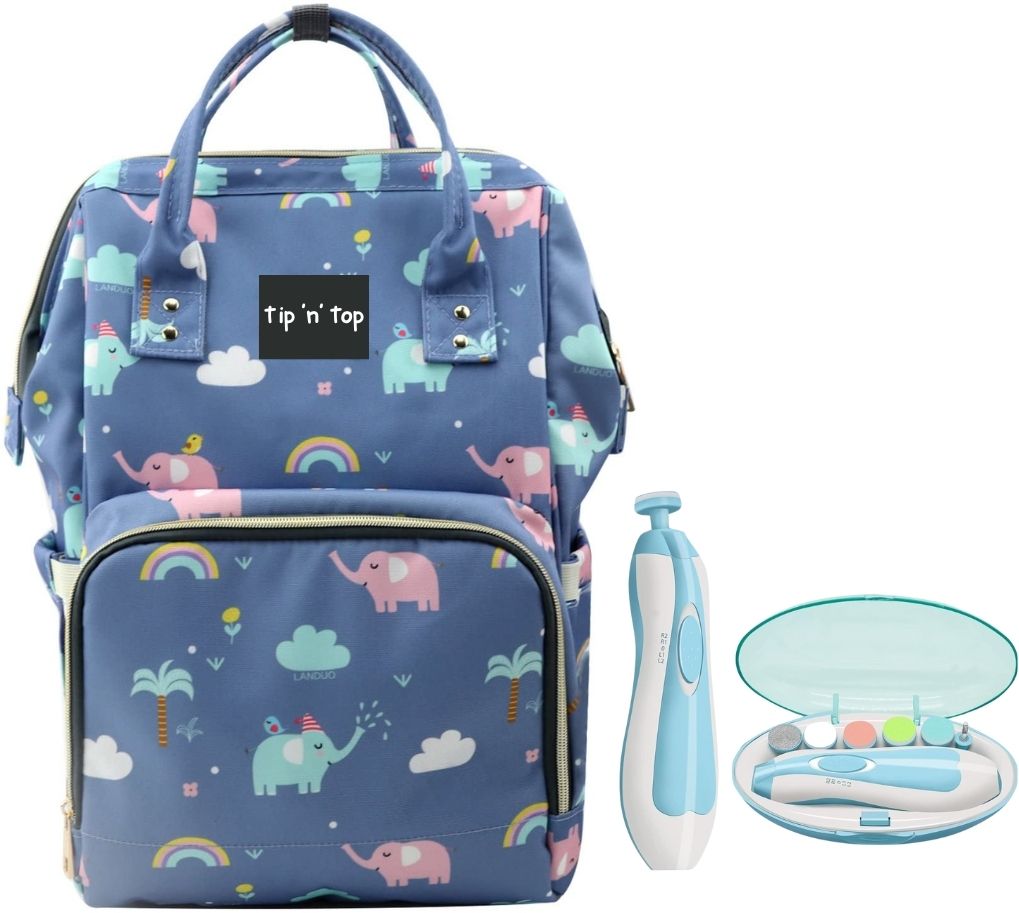 Premium Baby Diaper Bag for Mother and Baby Nail Trimmer Baby Diaper Bag & Nail Trimmer Combo-image-31