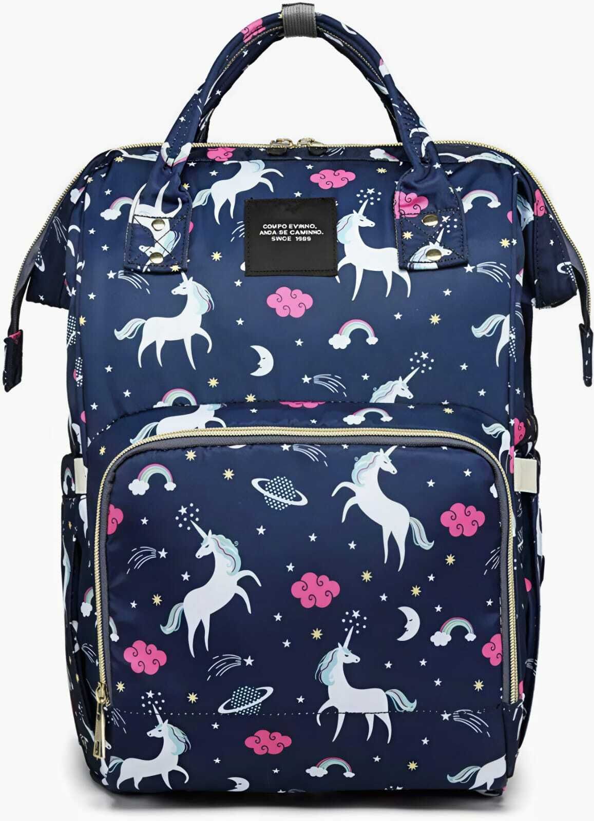 Diaper Bag Backpack for Moms | Waterproof Baby Travel & Maternity Bag | printed diaper bag-image-6