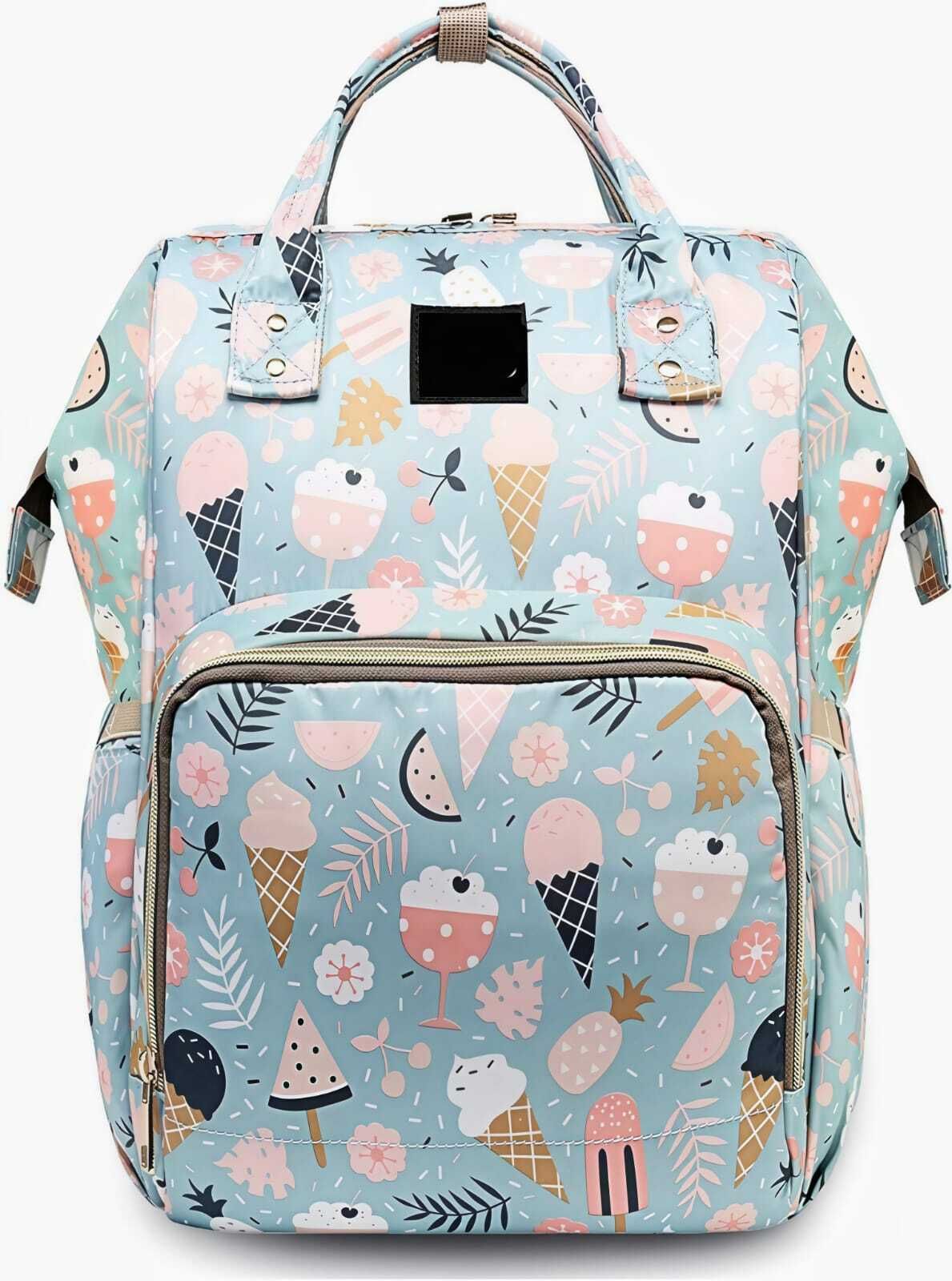 Diaper Bag Backpack for Moms | Waterproof Baby Travel & Maternity Bag | printed diaper bag-image-7