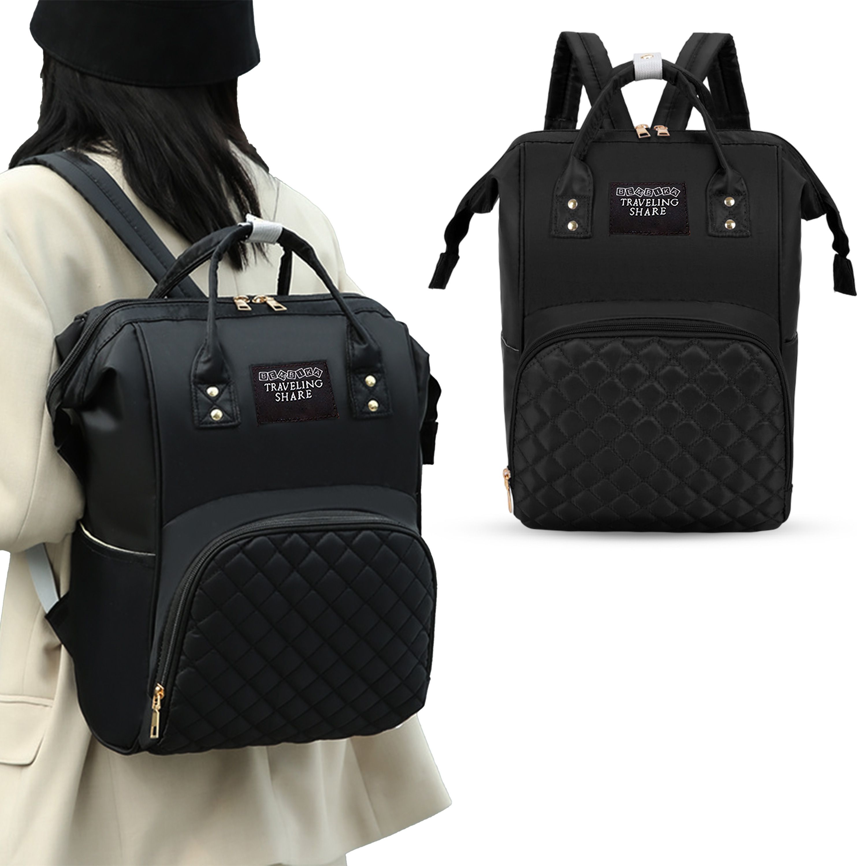 The Ultimate Mother Bag For New Born Baby Stylish Diaper Bags With Big Storage Capacity Make Diapering & Nursing Easy With Maternity Backpack-image-38