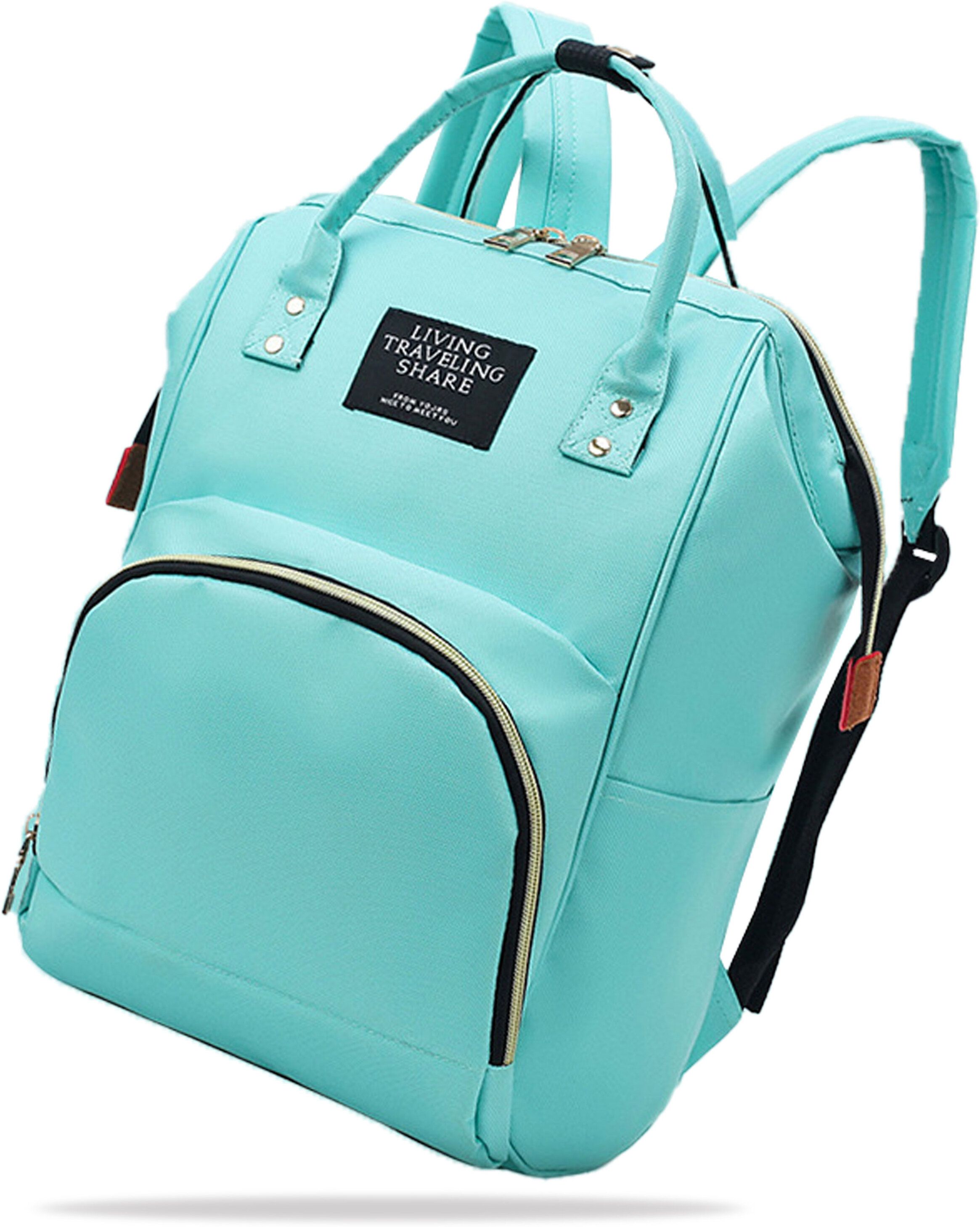 bembika Diaper Bags for Mom and Dad, Diaper Bags for mom and Baby, Mummy Bag for Multi-Function Waterproof and Large Capacity (Light Green) Diaper Bag-picture-25