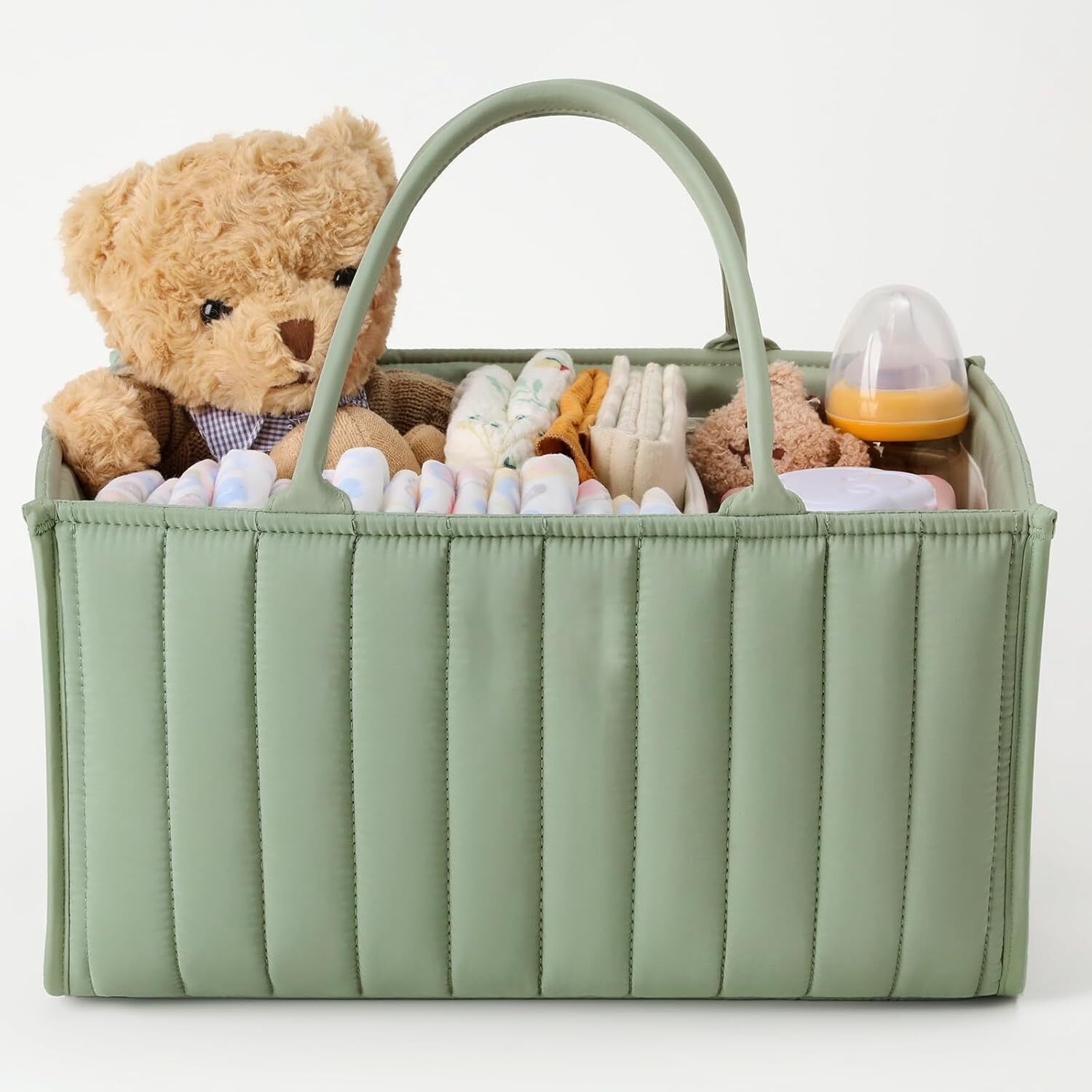 Baby Diaper Caddy Basket, Stylish Baby Diaper Caddy Organizer, Storage Basket Baby Diaper Caddy-image-1