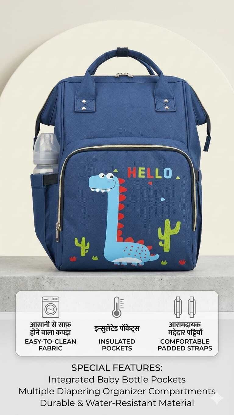 Babies Diaper Bag for Mothers | Maternity Bag for Travel 1 baby diaper bag-image-39