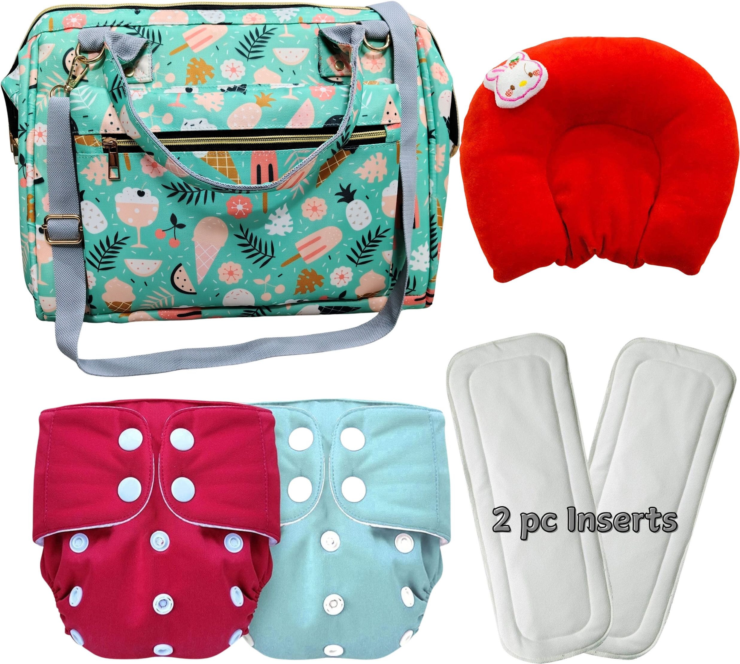 tinybloom Premium Travelling Backapck Baby Diaper BagTinybloom2052 Baby Diaper Backpack Handbag Combo-picture-0