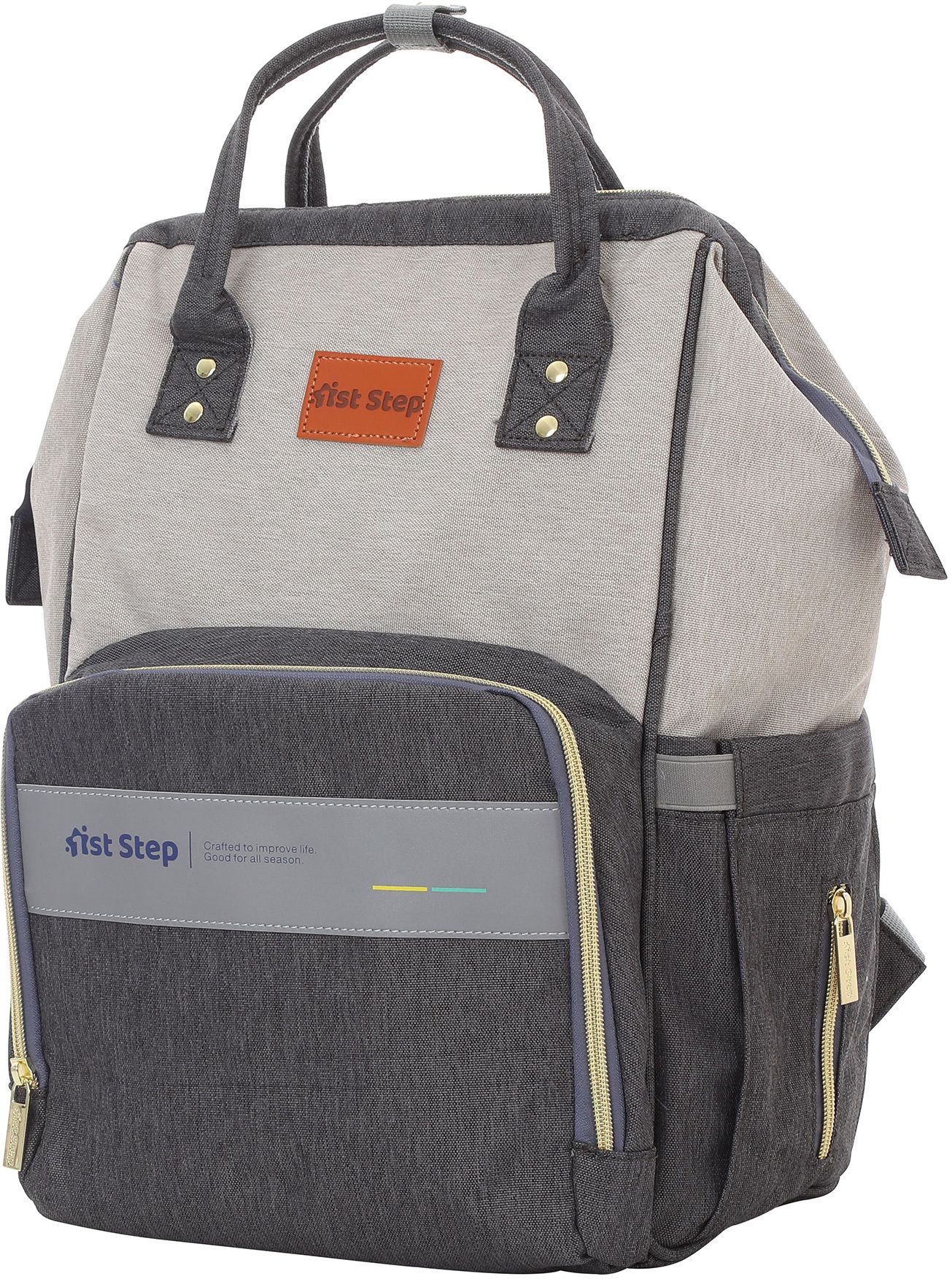 1st step Smart, Multi-Functional Waterproof Handbag with Shoulder Strap for Mother Travel Backpack Diaper Bag-picture-12